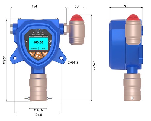 固定泵吸式氣體檢測儀