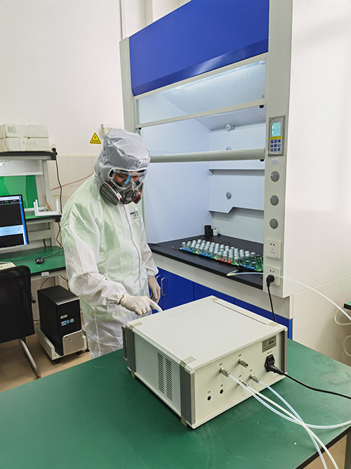 初油酸乙酯檢測儀校準(zhǔn)過程